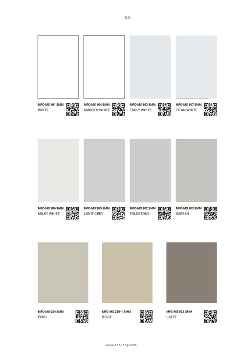 Innovative MFC & MDF Melamine Panels - Trang 50–51