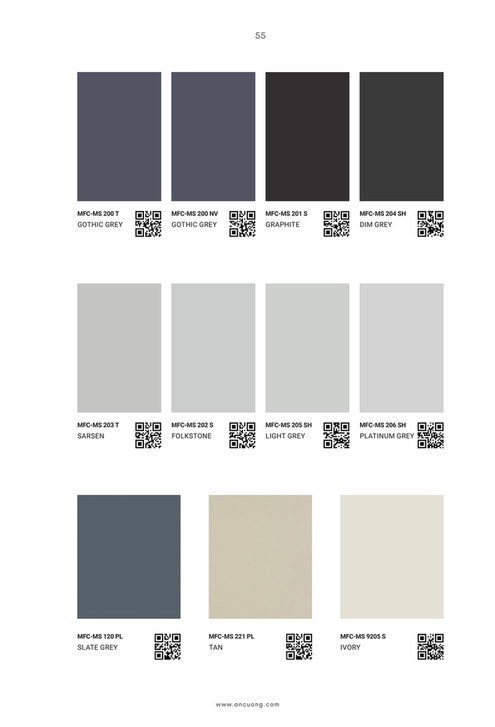 Mfc Graphite Innovative MFC & MDF Melamine Panels - Trang 52–53